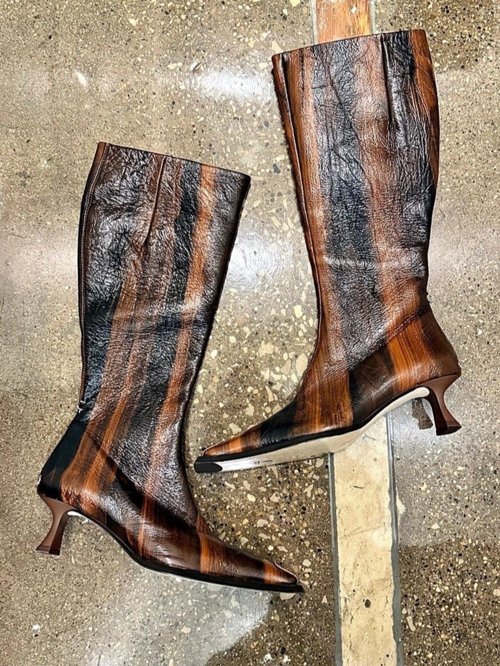 Miista Alfreda boot in distressed brown